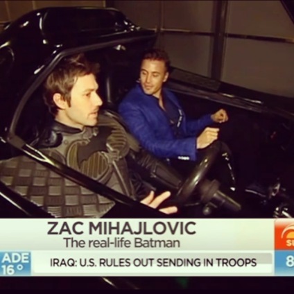Zac appearing on Weekend Sunrise this past June.